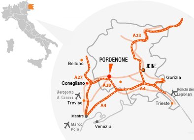 Mappa di pordenone